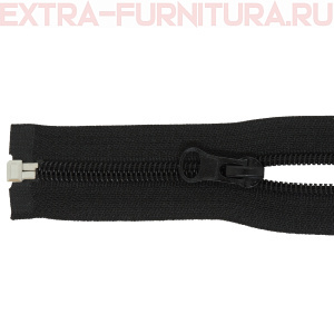 Молния Спираль разъемная Т5, дл. 220см, цв. черный LOGO