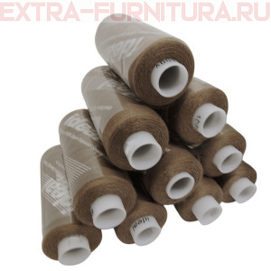 Нитки IDEAL бытовые 40/2 366м, цв.281 коричневый (уп.10шт)