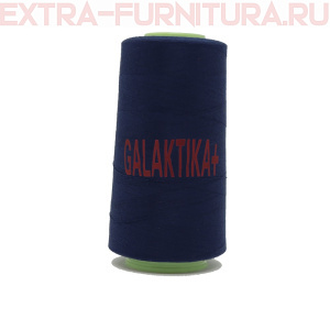 Нитки GALAKTIKA  40/2 п/э  4000 ярдов, цв.900 иссиня-черный