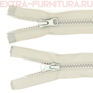 Молния Трактор Т5 2 замка 85см, цв. 310 серый светлый, LOGO