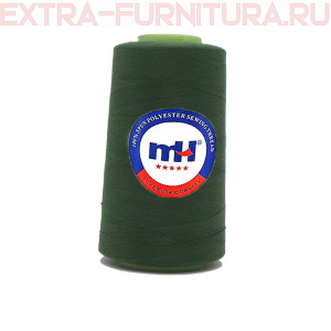 Нитки МН 40/2 п/э  5000 ярдов №223 т.зеленый *