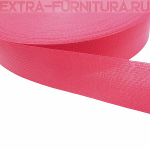 Лента окантовочная 32 мм цв.розовый яркий 164, уп.100м (пл.4,0+/-0,2 гр/м)