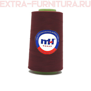 Нитки МН 40/2 п/э  5000 ярдов №123 бордо