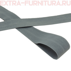 Резинка окантовочная 20мм цв.319 серый, матовая уп. 50м