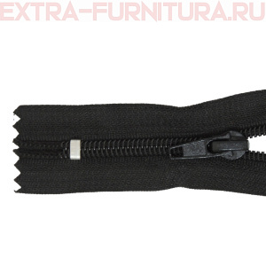 Молния Спираль неразъёмная Т5, дл.16 см, цв. 322 черный