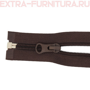 Молния Спираль разъемная дл. 65см, Т5, цв.304 коричневый LOGO
