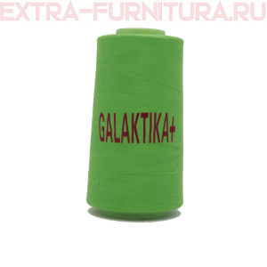 Нитки GALAKTIKA  40/2 п/э  4000 ярдов, цв.204 зеленый яркий