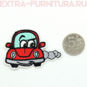 Термоаппликация Машина с глазами