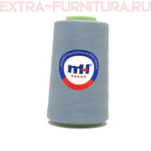 Нитки МН 40/2 п/э  5000 ярдов №329 серо-голубой *