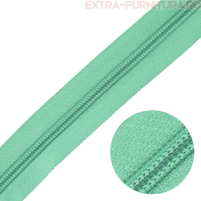 Молния рулонная спираль тип Т5, цв.254 бирюзовый, пл.13 гр/м