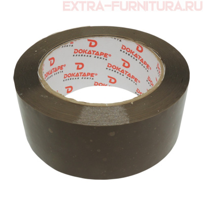 Скотч 45мм х 120м темный, 38мкм, DOKATAPE (36 рул/кор)