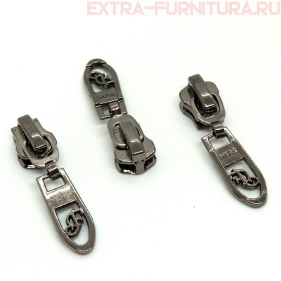 Бегунок декоративный автомат М5 черный никель №3 (уп.50шт)