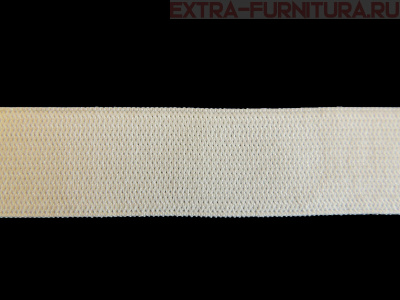 Резинка вязаная, 30мм (+/-2мм), цв.белый (уп.-50м*11 уп) Б