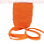 Кант атласный 12 мм, 72 ярда, цв. 094 оранжевый ЕВРО