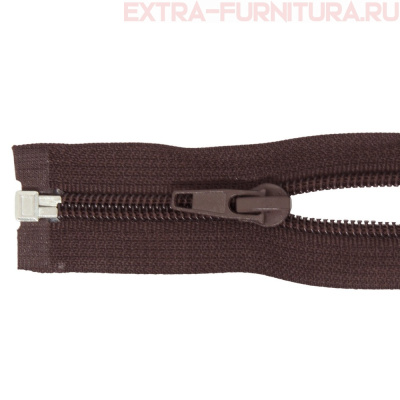Молния Спираль разъемная Т5, дл. 40см, цв.304 темно-коричневый