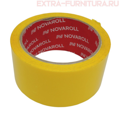 Скотч 48мм х 66м желтый, 43мкм, НоваРолл (36 рул/кор)
