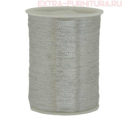 нитки металлизированные цв. серебро 100 м