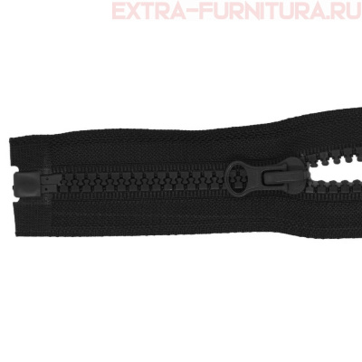 Молния Трактор Т5 1 замок 80см, цв. 322 черный, LOGO